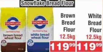 Advance Cash n Carry Snowflake Brown / White Bread Flour 12.5kg offer
