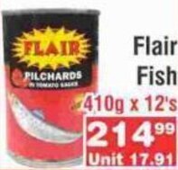 Advance Cash n Carry Flair Fish 410g x 12's offer