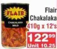 Advance Cash n Carry Flair Chakalaka 410g x 12's offer