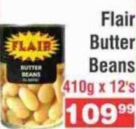 Advance Cash n Carry Flair Butter Beans 410g x 12's offer