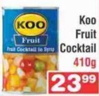 Advance Cash n Carry Koo Fruit Cocktail 410g offer
