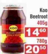 Advance Cash n Carry Koo Beetroot 405g offer