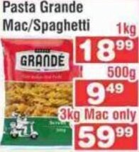 Pasta Grande Mac / Spaghetti 1kg