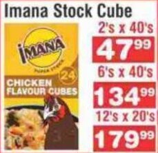 Advance Cash n Carry Imana Stock Cube 2's x 40's offer