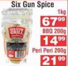 Advance Cash n Carry Six Gun Spice 1kg offer