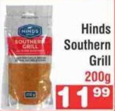 Advance Cash n Carry Hinds Southern Grill 200g offer