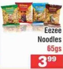 Eezee Noodles 65gs