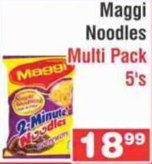 Advance Cash n Carry Maggi Noodles Multi Pack 5's offer