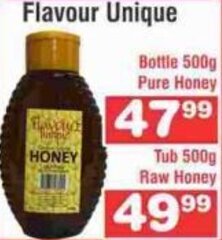 Flavoured Unique Bottle 500g Pure Honey