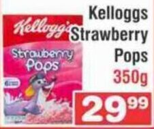 Advance Cash n Carry Kelloggs Strawberry Pops 350g offer