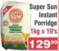 Super Sun Instant Porridge 1kg x 10's