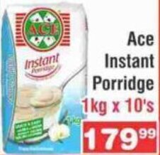 Ace Instant Porridge 1kg x 10's