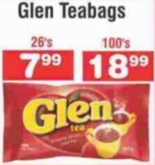 Advance Cash n Carry Glen Teabags 26's offer