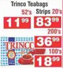 Trinco Teabags 52's