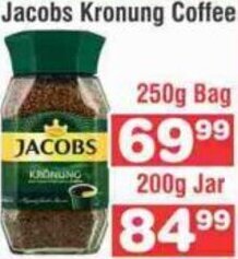 Advance Cash n Carry Jacobs Kronung Coffee 250g offer