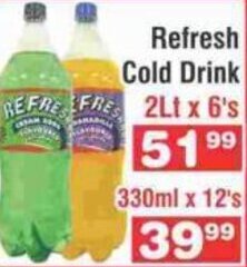 Refresh Cold Drink 2lt x 6's