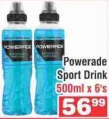 Powerade Sport Drink 500ml x 6's