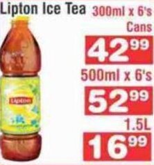 Lipton Ice Tea 300ml x 6's