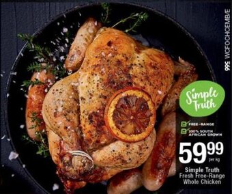 Checkers Simple Truth Fresh Free-Range Whole Chicken offer