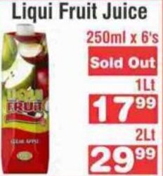 Liqui Fruit Juice 1lt