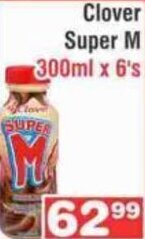 Advance Cash n Carry Clover Super M 300ml x 6's offer