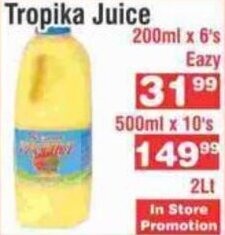Tropika Juice 200ml x 6's