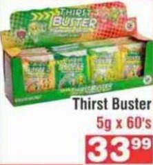 Thirst Buster 5g x 60's