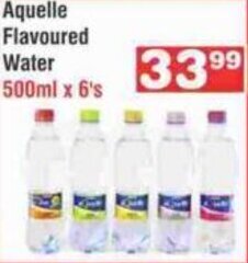 Advance Cash n Carry Aquelle Flavoured Water 500ml x 6's offer