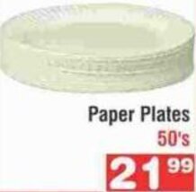 Paper Plates 50's