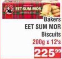 Advance Cash n Carry Bakers Eet Sum Mor Biscuits 200g x 12's offer