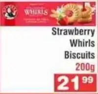Advance Cash n Carry Strawberry Whirls Biscuits 200g offer