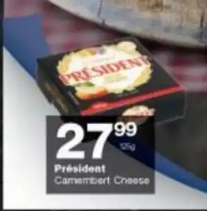Checkers President Camembert Cheese offer