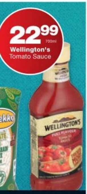 Checkers Wellington's Tomato Sauce 700ml offer