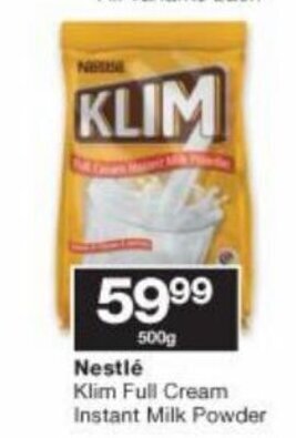 Nestle Klim Full Cream Instant Milk Powder 500g