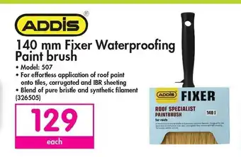 Makro Addis 140 mm Fixer Waterproofing Paint Brush offer