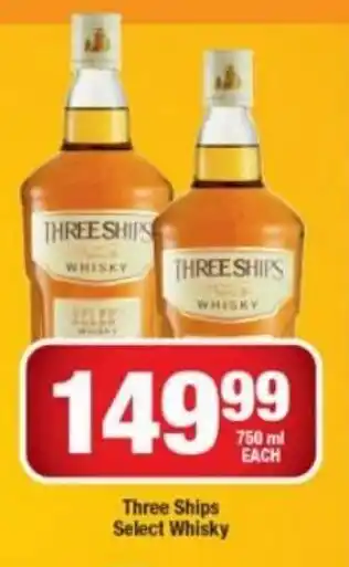 Three Ships Select Whisky 750 ml