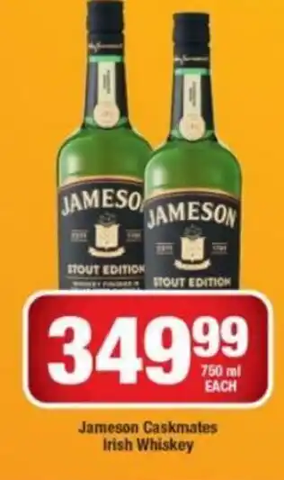 OK Liquor Jameson Caskmates Irish Whiskey 750 ml offer
