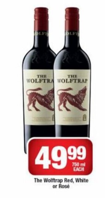 OK Liquor The Wolftrap Red, White or Rose 750 ml offer