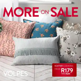 Volpes Scatter Cushions offer