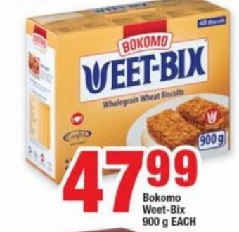 OK Foods Bokomo Weet-Bix 900g each offer
