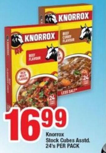 OK Foods Knorrox Stock Cubes Asstd 24's per pack offer