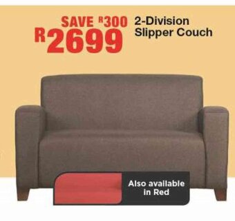 2-Division Slipper Couch