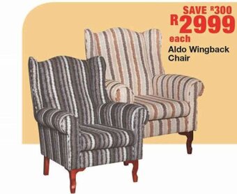House & Home Aldo Wingback Chair offer