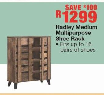 Hadley Medium Multipurpose Shoe Rack