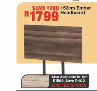 House & Home 152cm Ember Headboard offer