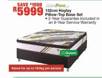 House & Home 152cm Hayley Pillow-Top Base Set offer