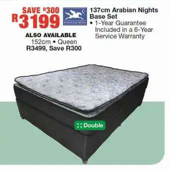 House & Home 137cm Arabian Nights Base Set offer