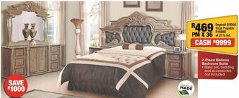 OK Furniture 2- piece bellona bedroom suite offer