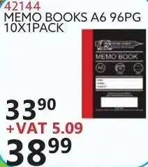 Africa Cash and Carry Memo Books A6 96PG 42144 offer