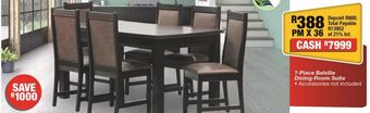 OK Furniture 7 - piece belville dining-room suite offer